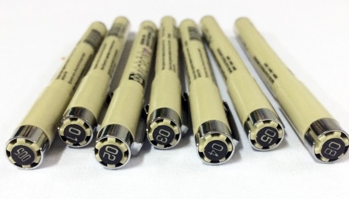Extra Fine Black Gel Ink Pens Set